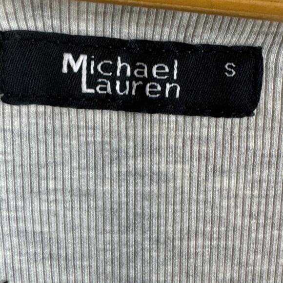 Revolve Michael Lauren Long Sleeve Oversized Drape Top Thumbholes Channing NWOT - Picture 6 of 8